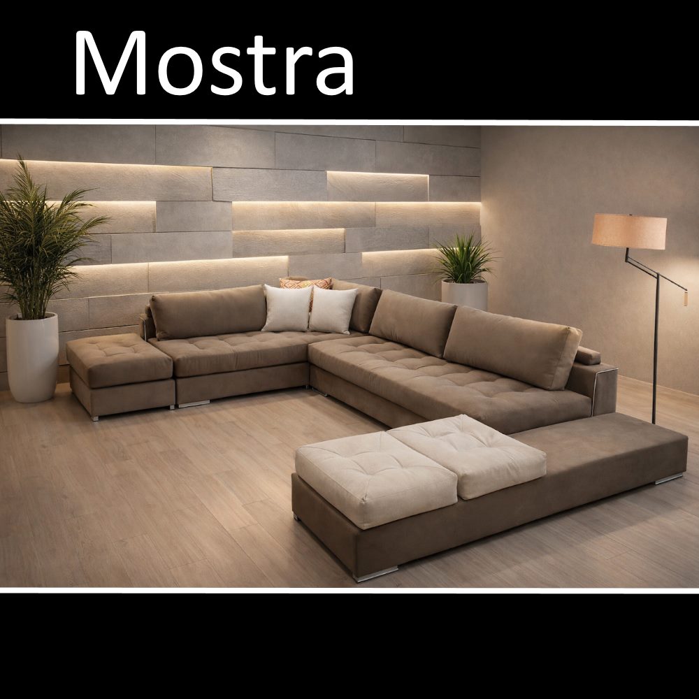 Mostra Γωνιακός καναπέςΈπιπλα Ζάγκα Mostra, Γωνιακός καναπές,Έπιπλα Ζάγκα.